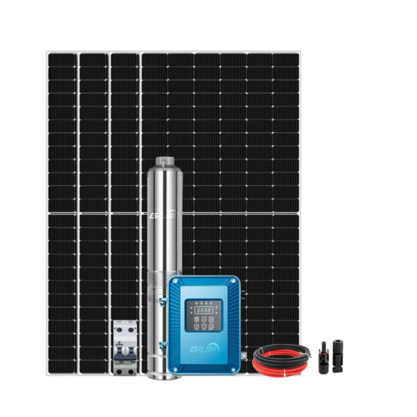 Kit Bomba Solar Giulli P/ Poço Artesiano 750W 60.000l/dia até 60M