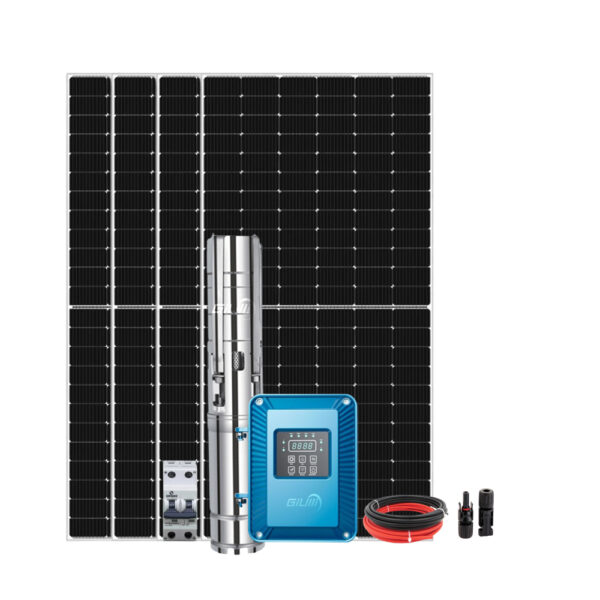 Kit Bomba Solar Giulli P/ Poço Artesiano 1500W 30.000l/dia até 180M