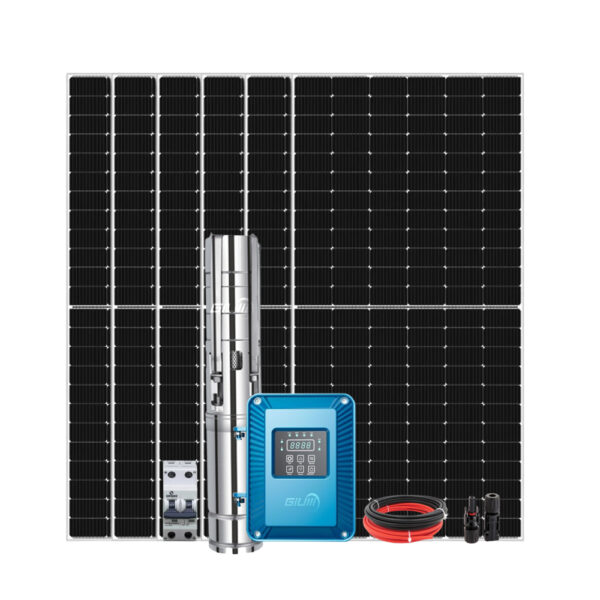 Kit Bomba Solar Giulli P/ Poço Artesiano 1500W 37.000l/dia até 180M