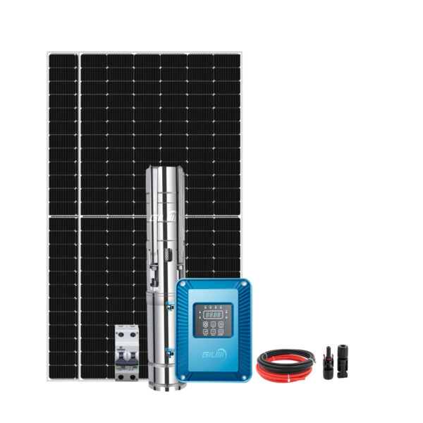 Kit Bomba Solar Giulli P/ Poço Artesiano 500W 40.000l/dia até 40M