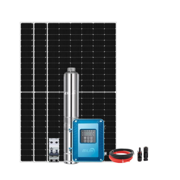 Kit Bomba Solar Giulli P/ Poço Artesiano 750W 49.000l/dia até 50M