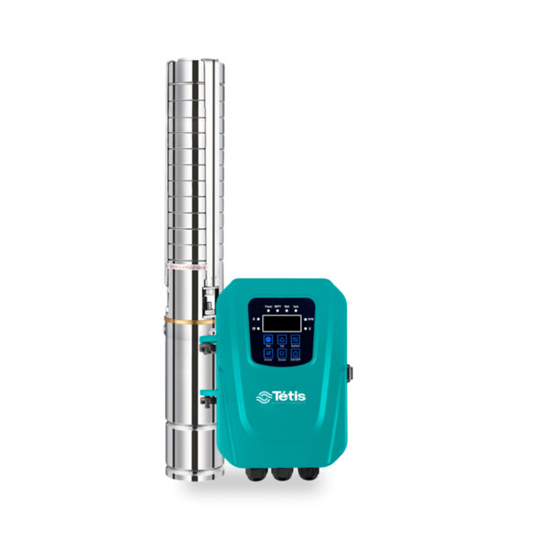 Bomba Solar Tétis Em Aço Inox P/ Poço Artesiano 1500W 36.800/dia até 170M